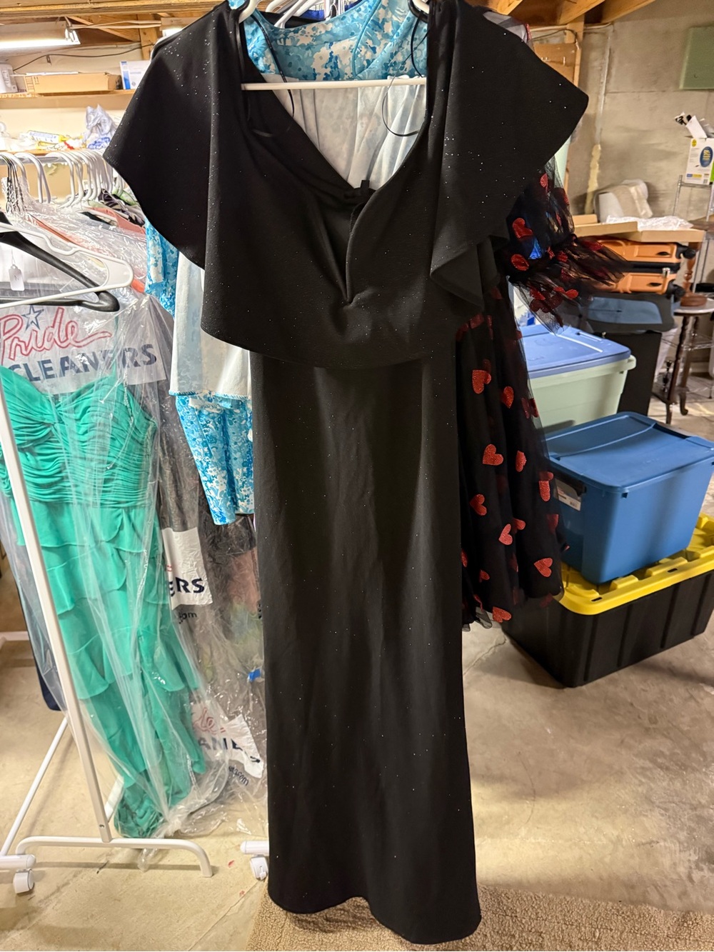 Symphony Black Glitter dress